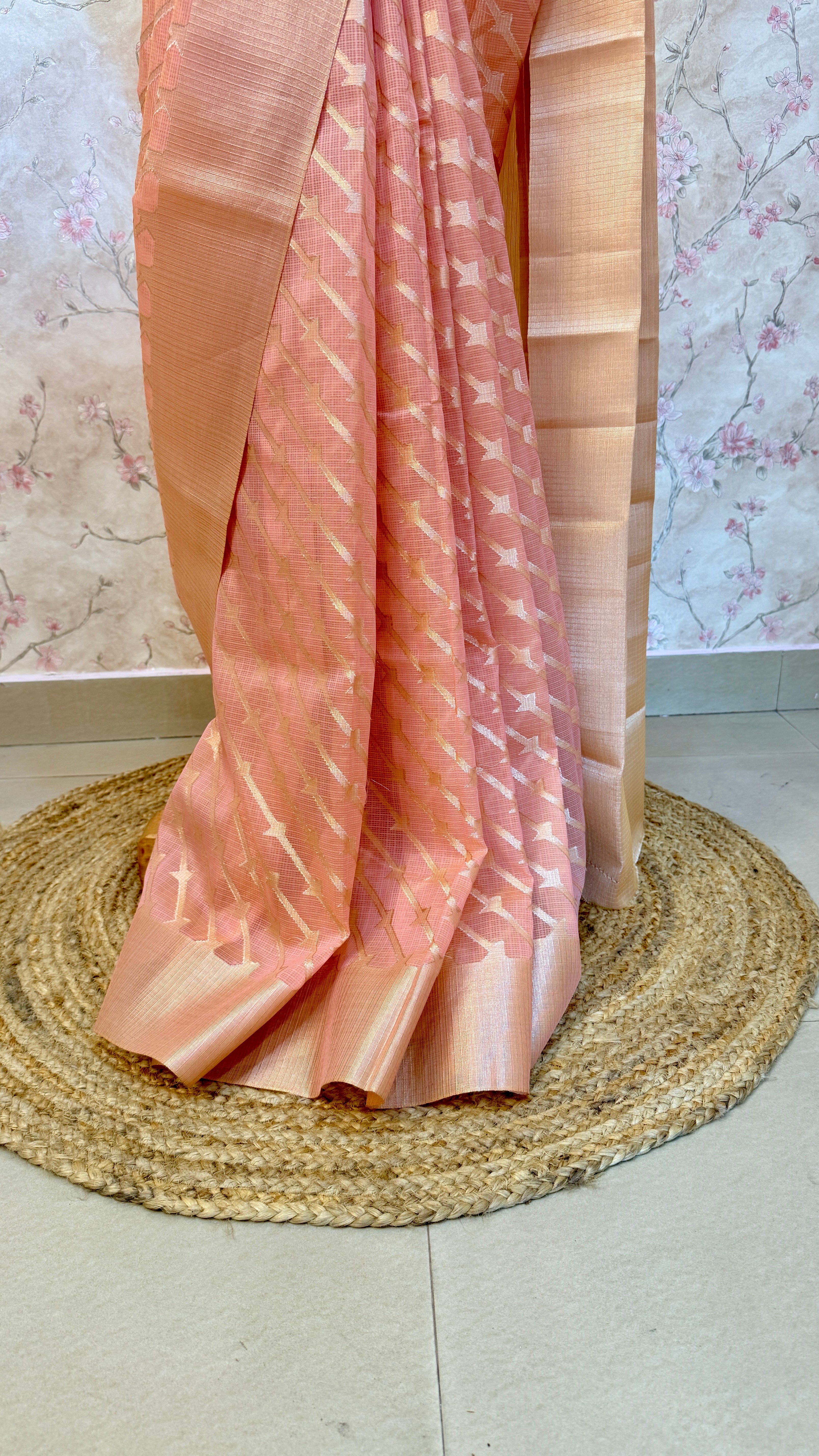 Kota Cotton Banarasi Saree