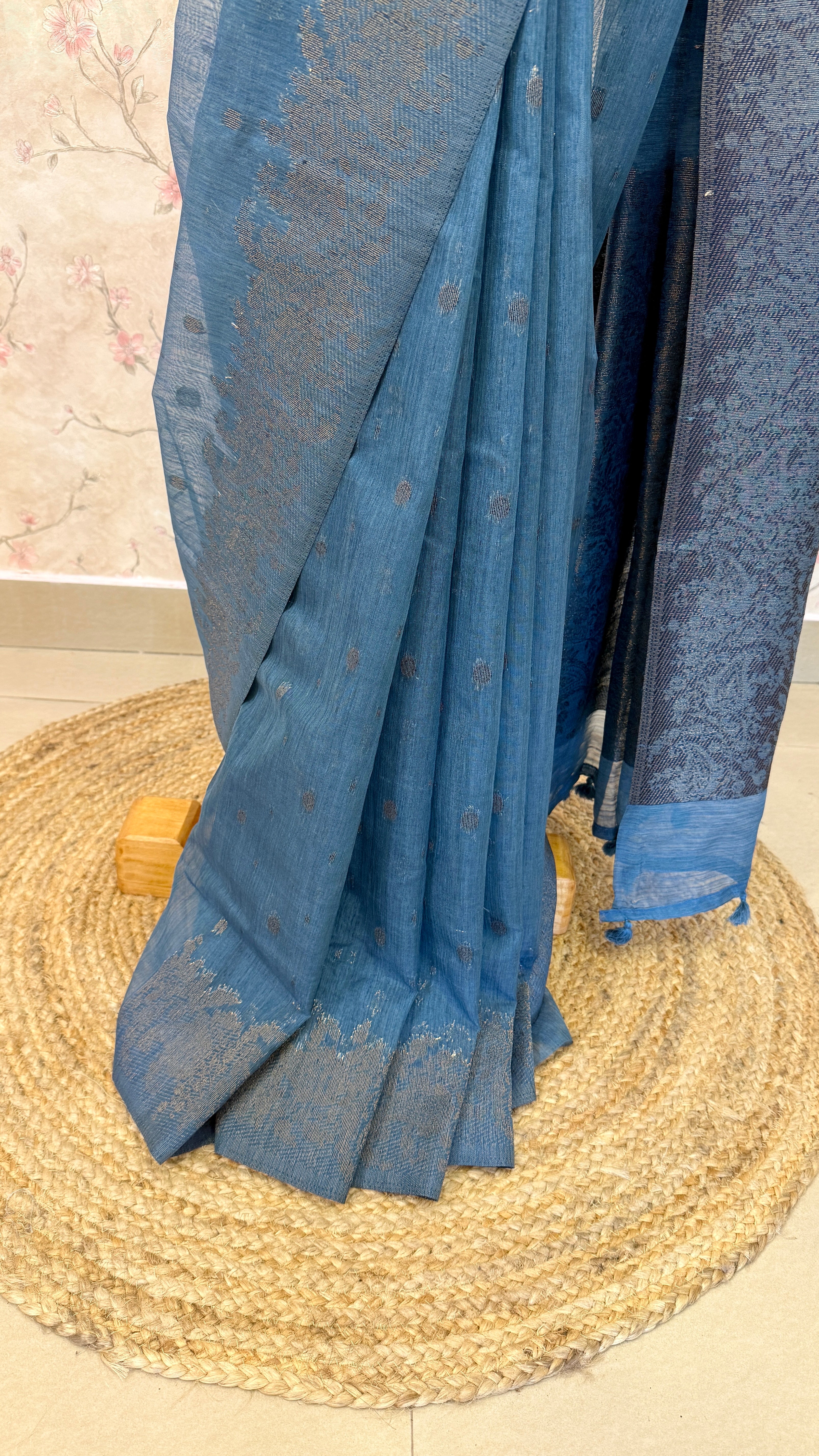 Bamboo Linen Saree